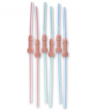 Bombillas multicolores con mini pene